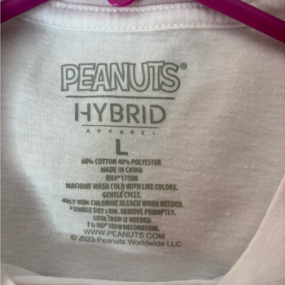 Peanuts women’s T-shirt sizeL short sleeve “Takin’ It Easy” “One Step at a Time” - Picture 3 of 6